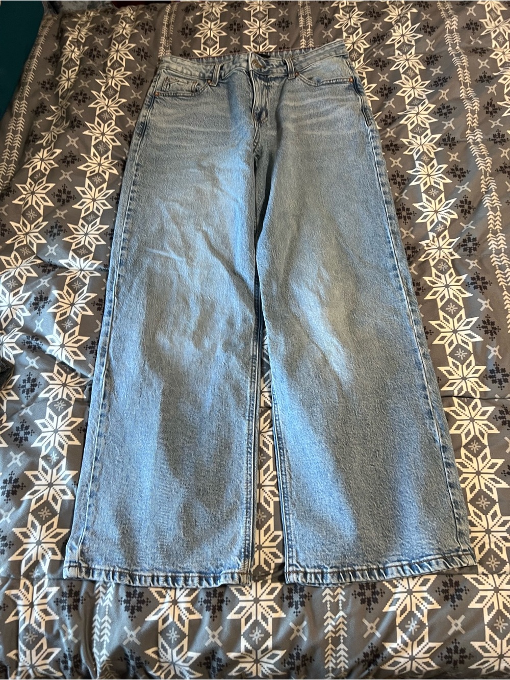 Women’s Light Blue Bootcut Jeans - Classic Wide Leg